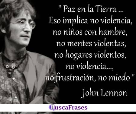 Frases sobre la paz - John Lennon
