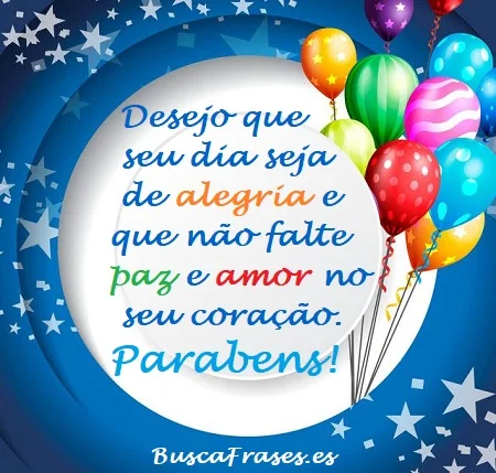 Feliz cumpleaños en portugués imágenes