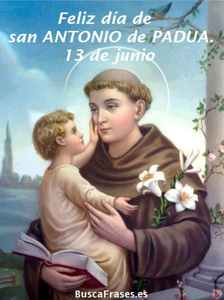 Feliz san Antonio de Padua