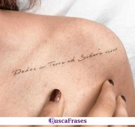 Frase para un tatuaje en latín traducido al español