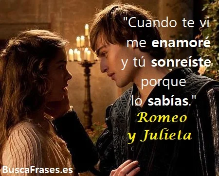 Frases de amor del libro Romeo y Julieta