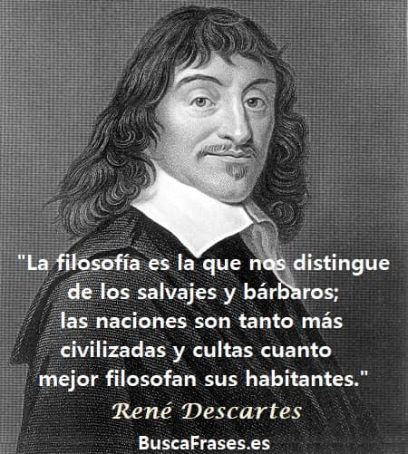 Frases de Descartes de filosofía