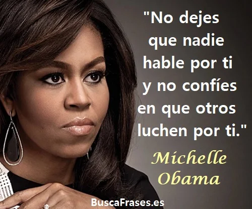 Frases de Michelle Obama mujer fuerte