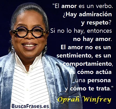 Frases de Oprah Winfrey sobre el amor