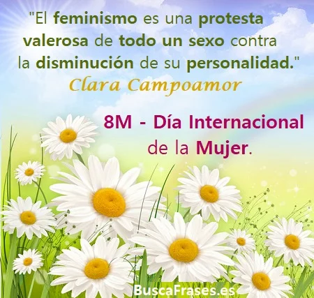 Frases feministas para el 8 de marzo