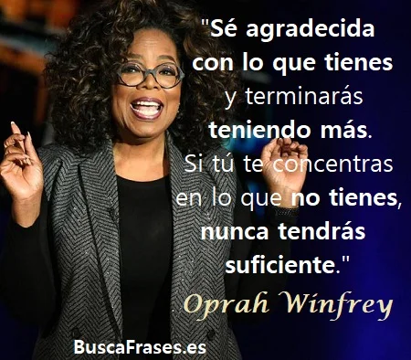 Frases inspiradoras de Oprah Winfrey