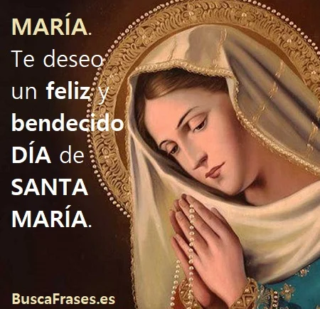 Mensajes para santa María