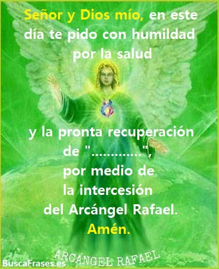 Oraciones a san Rafael para la salud