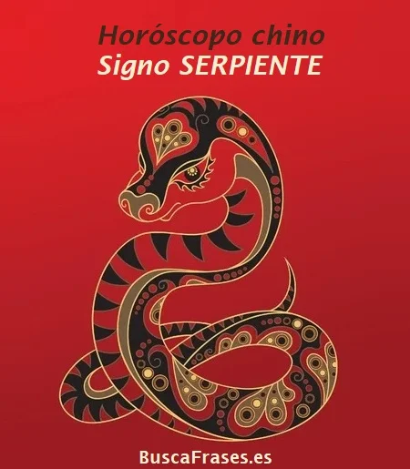 Signo de la serpiente en el horóscopo chino
