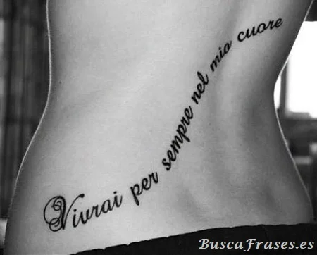 Tatuajes de amor en italiano